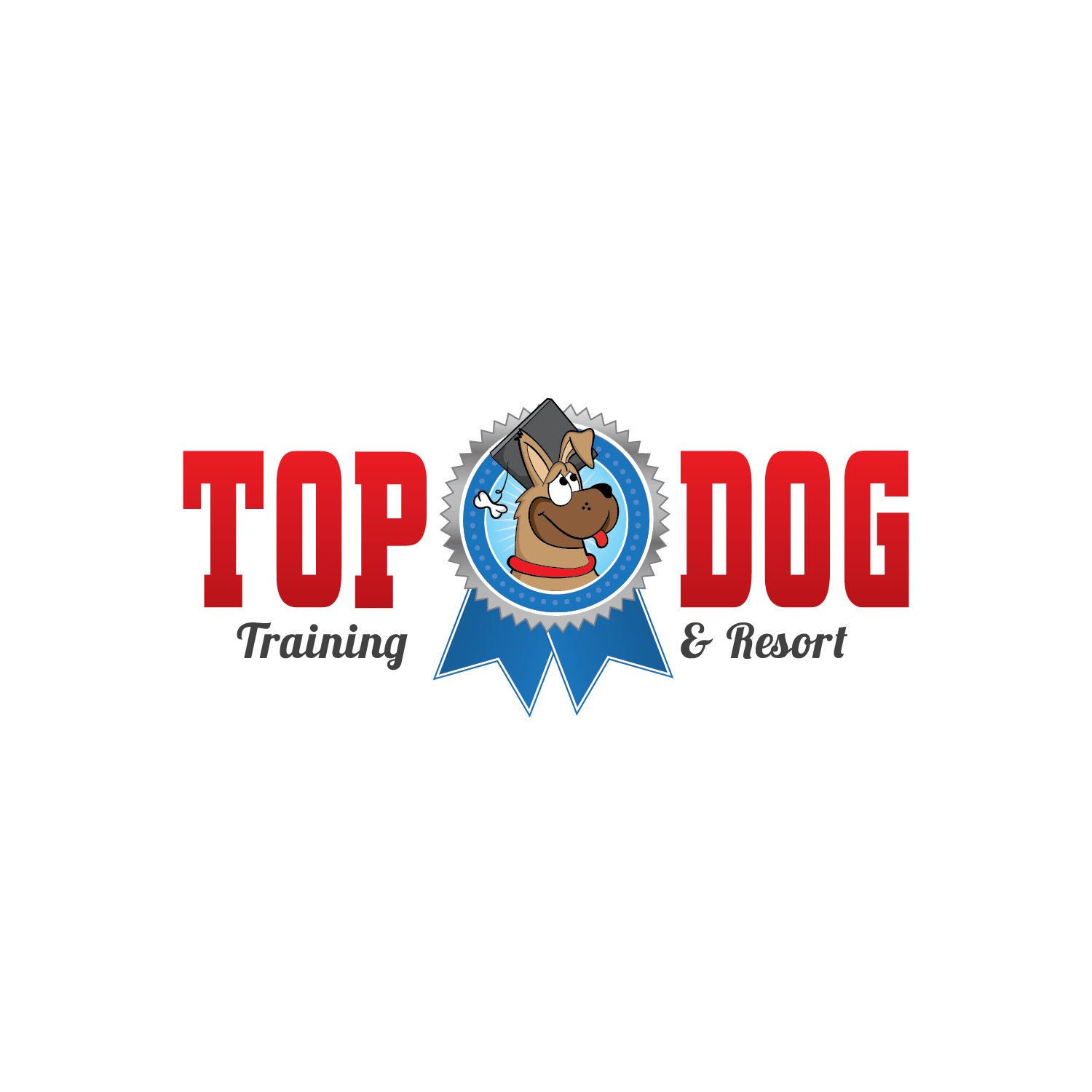 Raleigh Logo Designer Dog Training Top Dog Training Resort