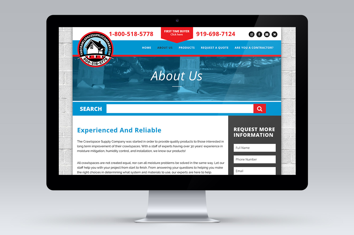 Web Design Crawl Space Raleigh Nc Crawl Space Supply Company About Us