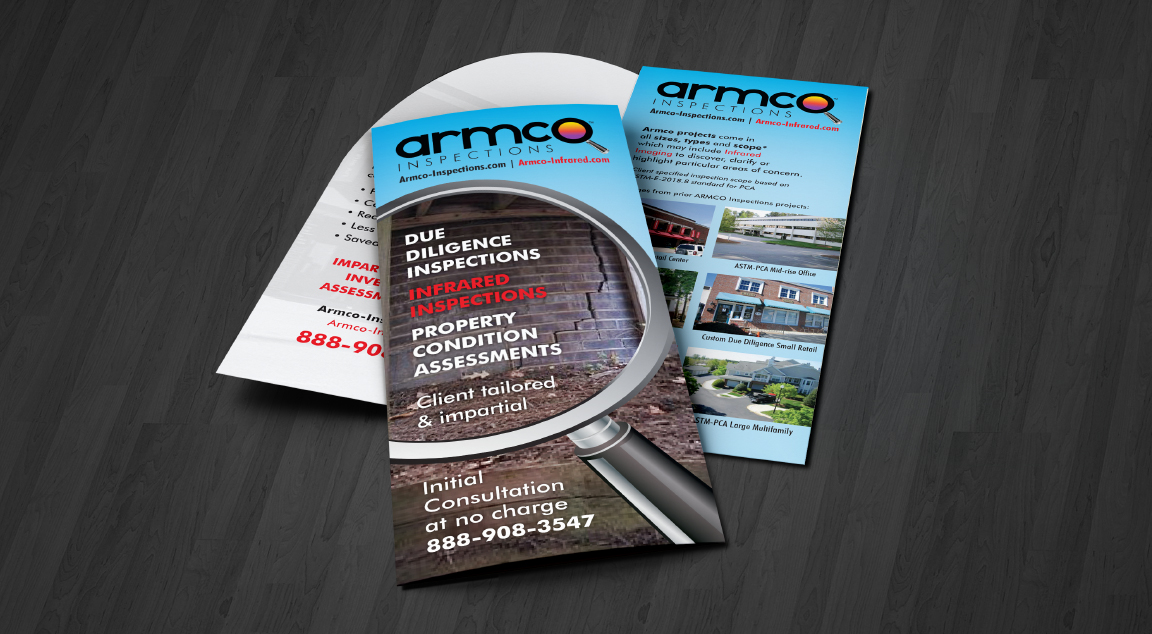 Raleigh Design Graphics Brochure Inrared Inspections Armco