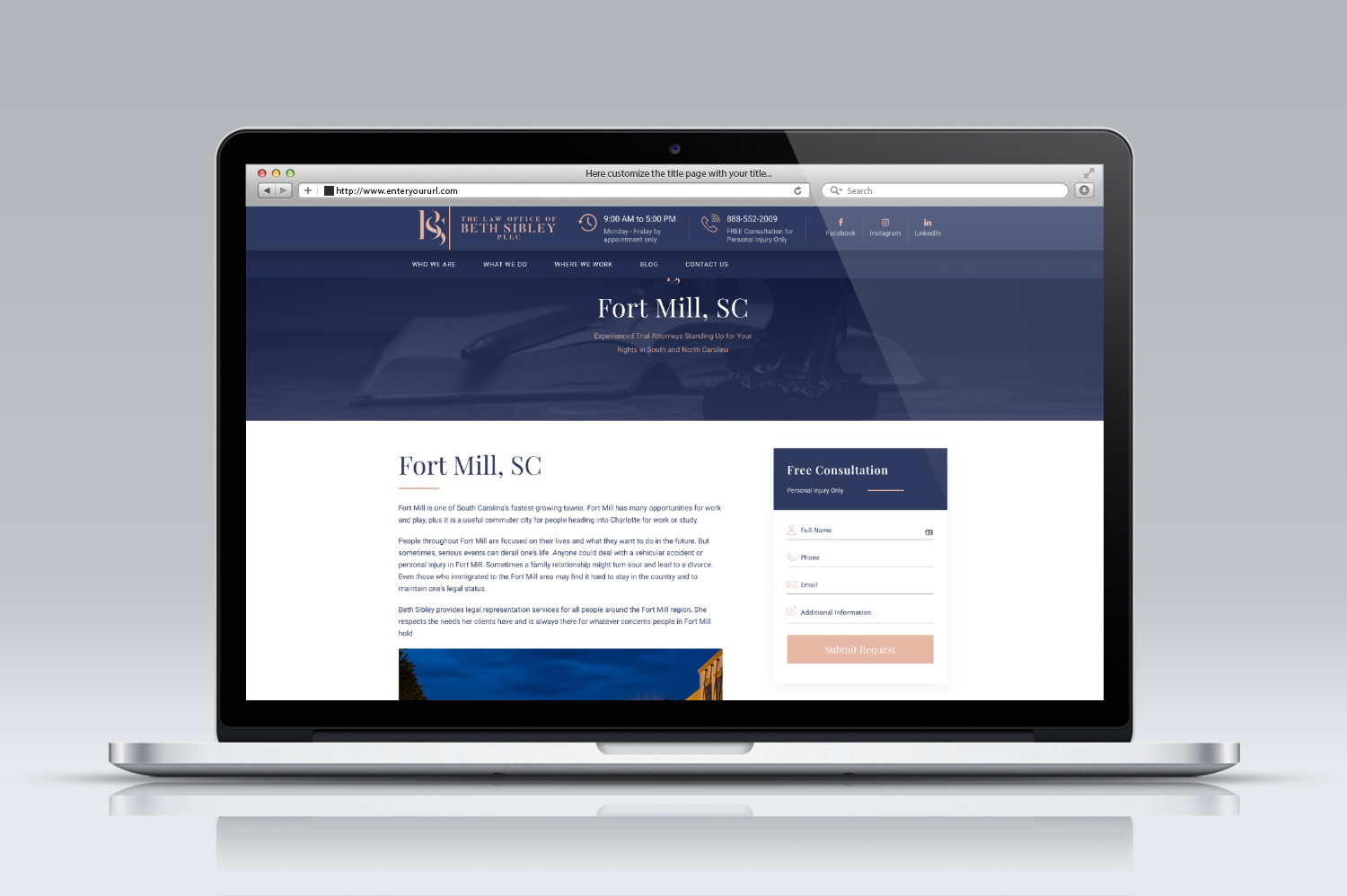03 Web Design Law Office Raleigh Personal Injury Divorce Immigration Law