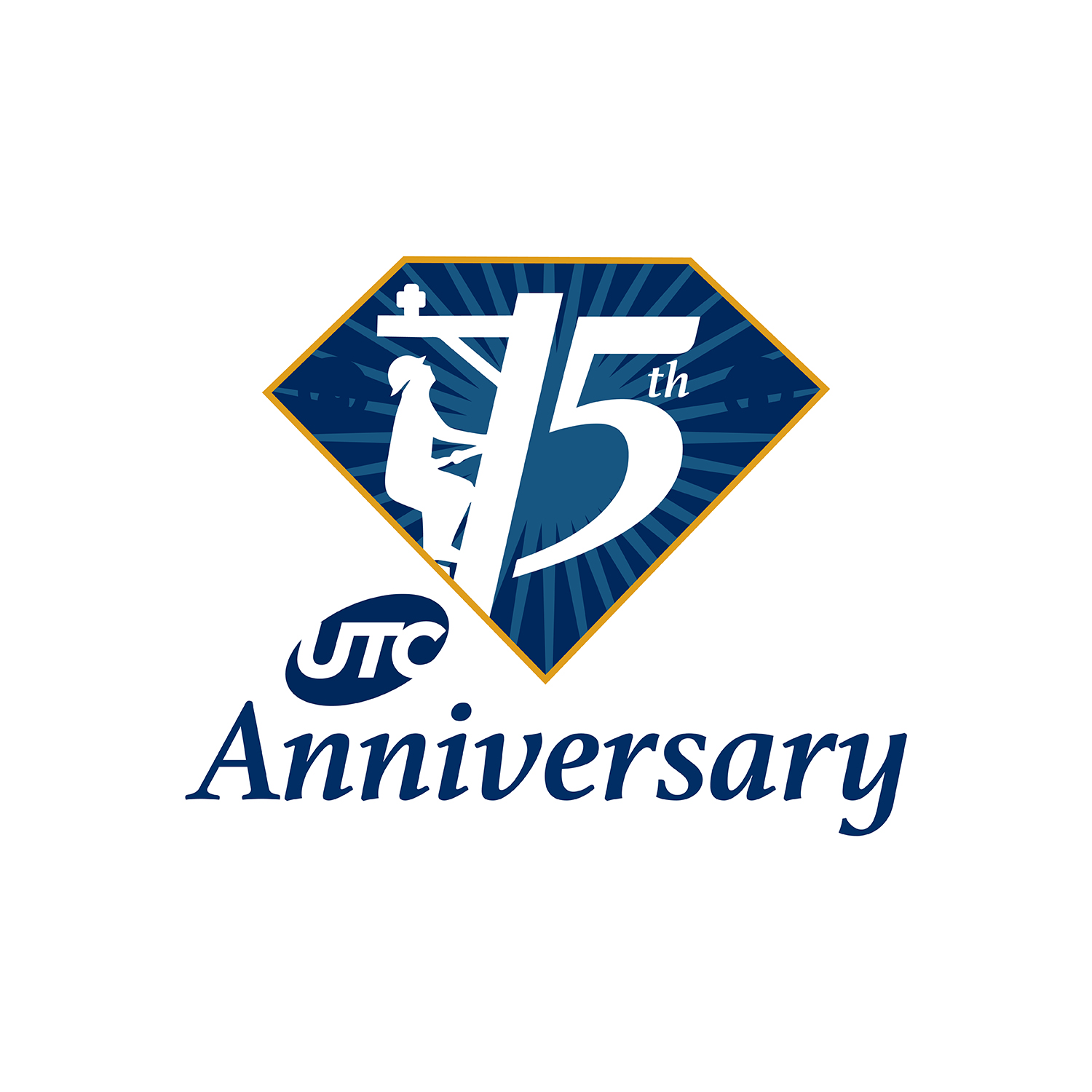 Raleigh Logo Design 75th Anniversary Non Profit Telecom Technology