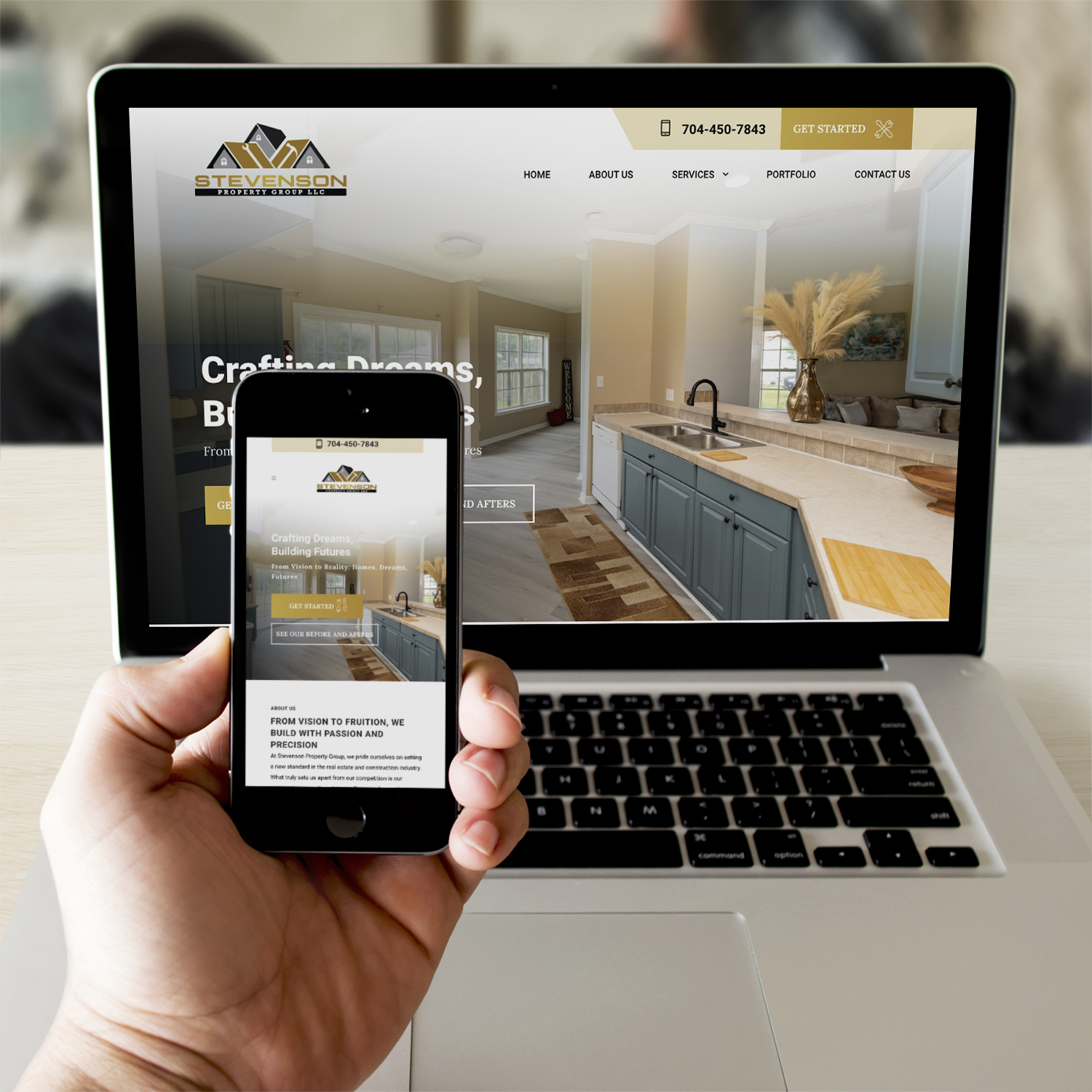 Raleigh Web Design Home Remodeling Company Stevenson Property Group 1