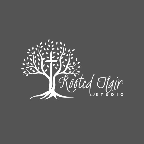 Raleigh Logo Designer Hair Designer Rooted Hair Studio