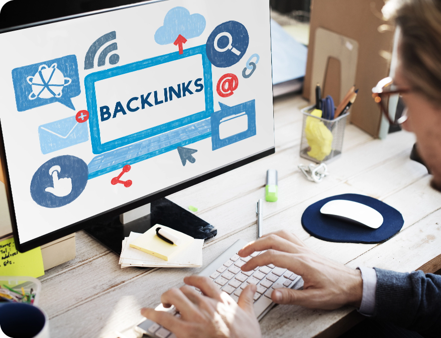 Backlink Hyperlink Networking Internet Online Technology Concept