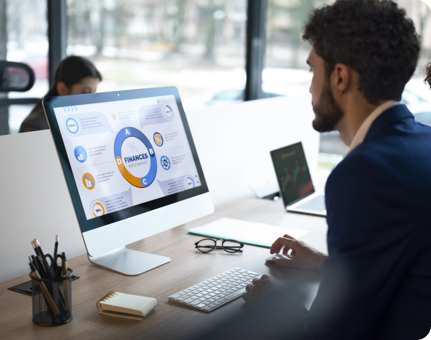 People Office Analyzing Checking Finance Graphs 1