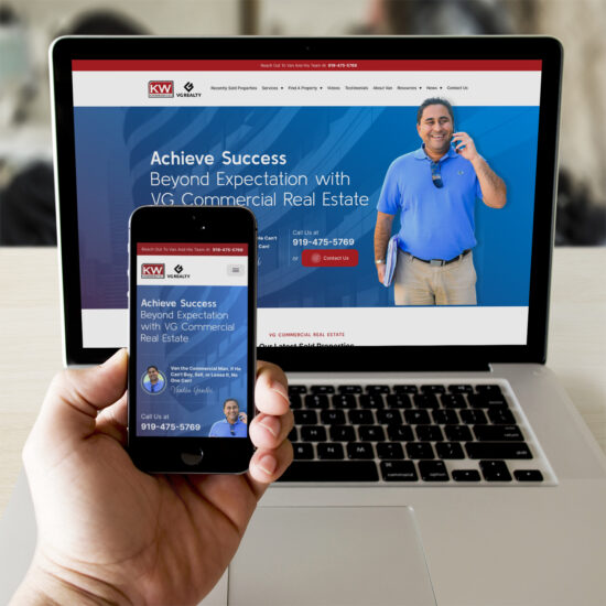 Raleigh Web Design Commercial Real Estate Vg Realty Home