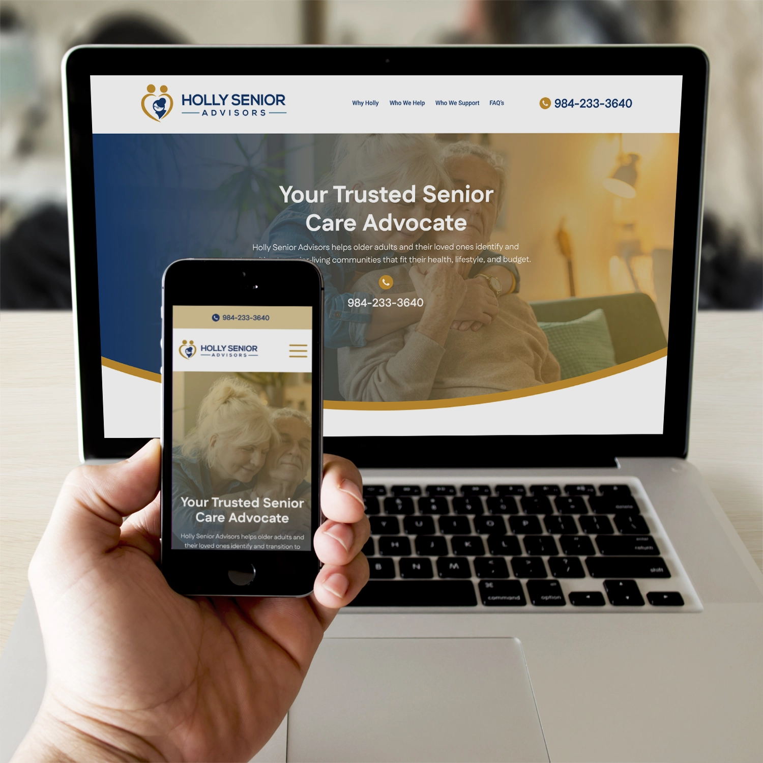 Raleigh Web Design Senior Care Raleigh Holly Senior