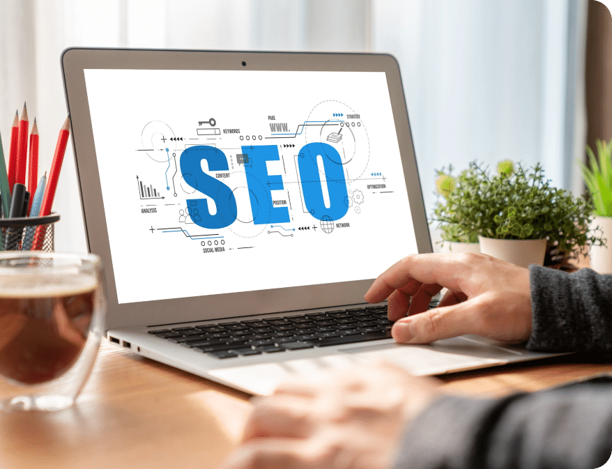 Seo Search Engine Optimization Modish Ecommerce Online Retail Business Showing Computer Screen 5