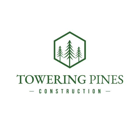 Raleigh Logo Design Portfolio Raleigh Logo Designer Construction Logo Tower Pines Construction 1