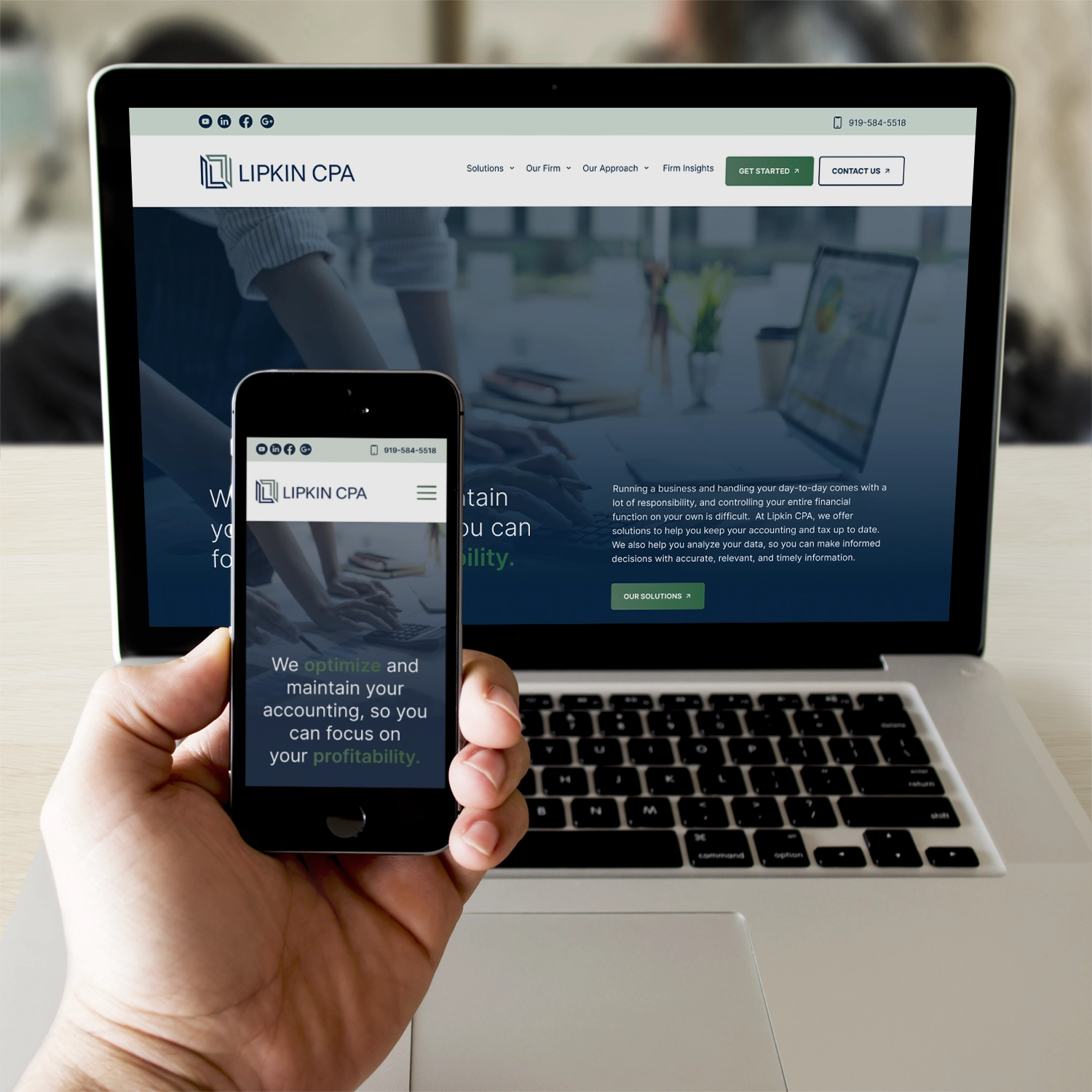 Raleigh Web Design Cpa Firm Raleigh Lipkin Cpa