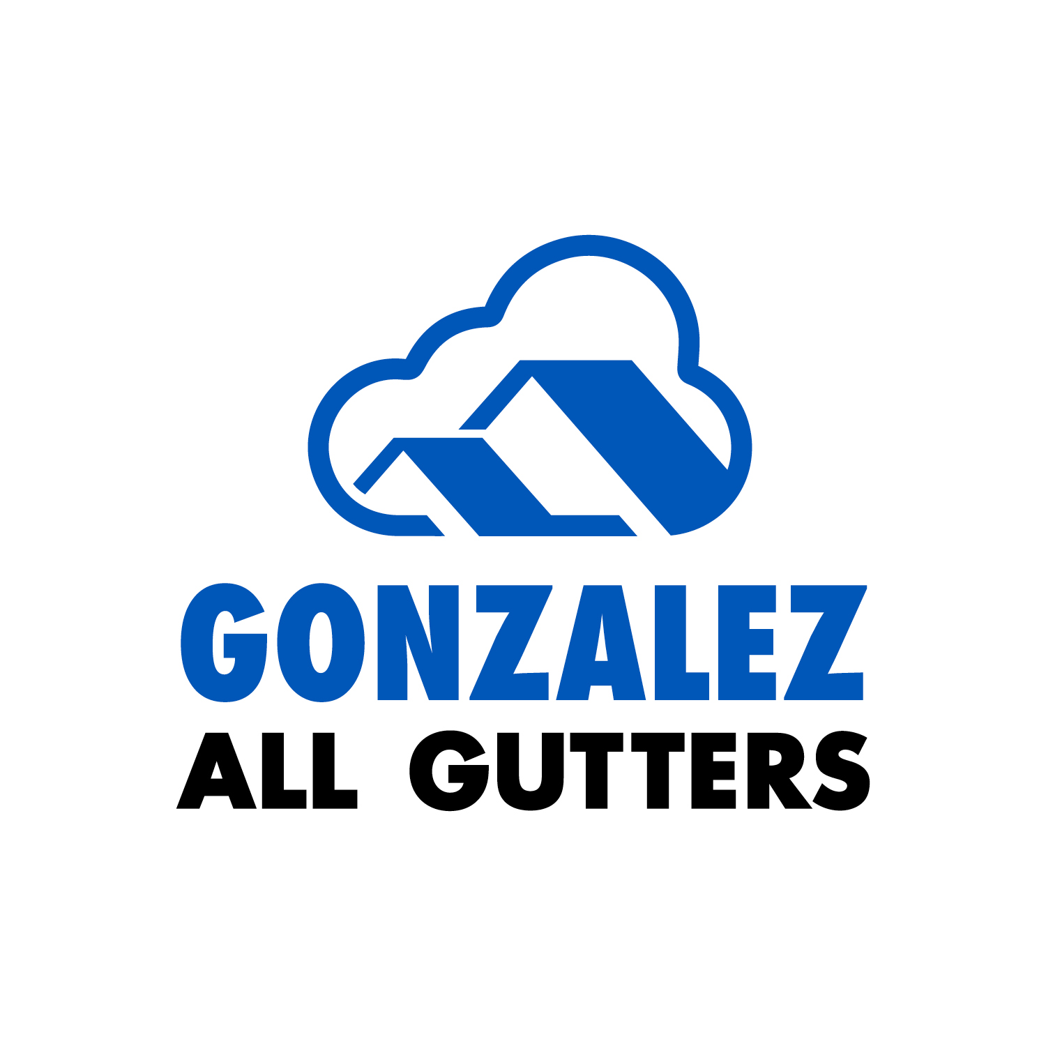 Raleigh Logo Designer Gutter Installation Logo Gonzalez All Gutters