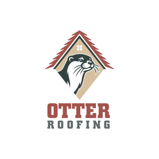 Raleigh Logo Designer Roofing Company Otter Roofing