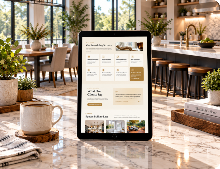 Website Design Construction Tablet 03 Website Design Construction Tablet 03
